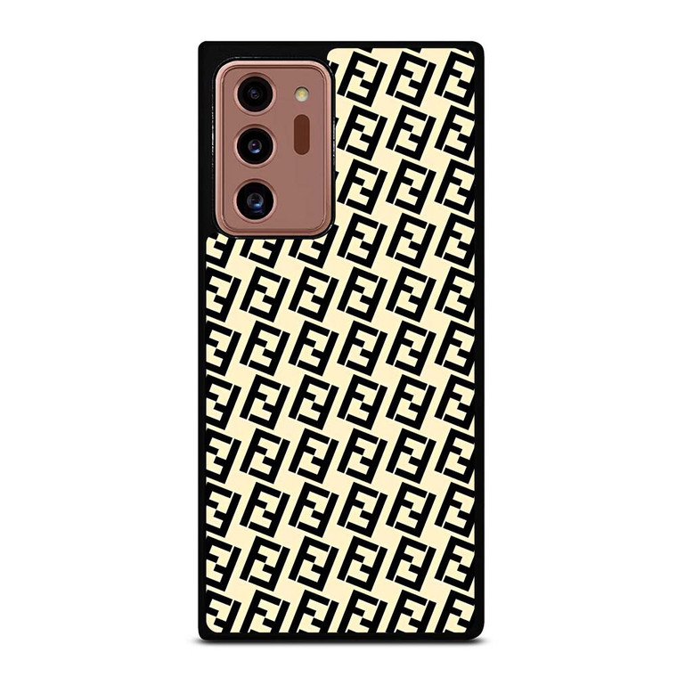 FENDI FASHION ROMA LOGO PATTERN Samsung Galaxy Note 20 Ultra Case Cover