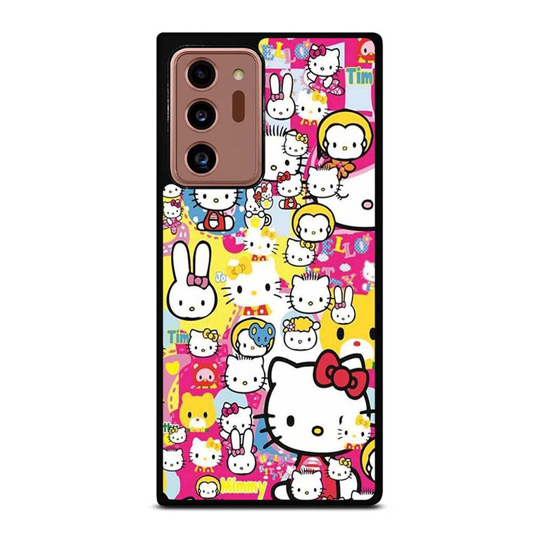 HELLO KITTY STICKER BOMB Samsung Galaxy Note 20 Ultra Case Cover
