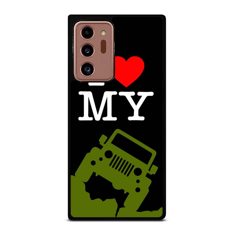 I LOVE MY JEEP Samsung Galaxy Note 20 Ultra Case Cover