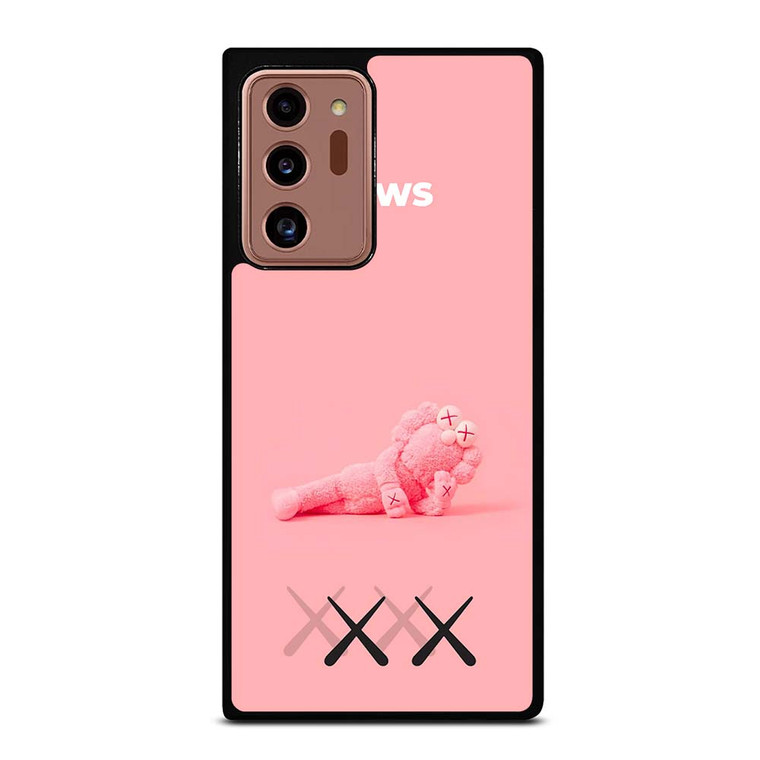 KAWS PINK LOGO MASCOT Samsung Galaxy Note 20 Ultra Case Cover