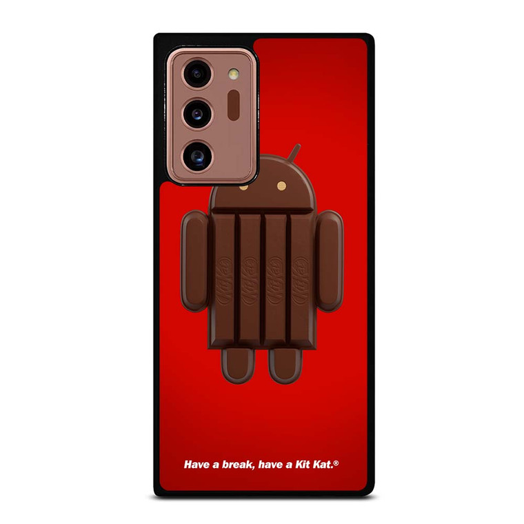 KIT KAT CHOCOLATE ANDROID ICON Samsung Galaxy Note 20 Ultra Case Cover