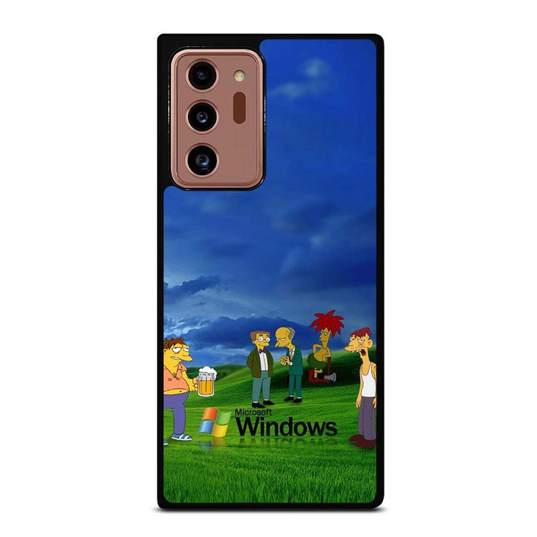 MICROSOFT WINDOWS THE SIMPSONS Samsung Galaxy Note 20 Ultra Case Cover