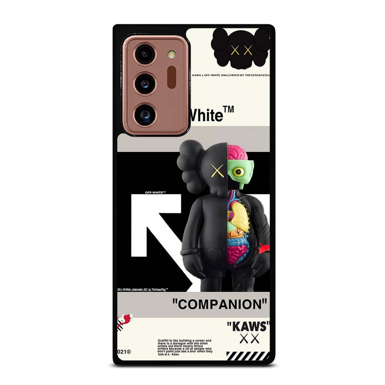 OFF WHITE KAWS COMPANION Samsung Galaxy Note 20 Ultra Case Cover