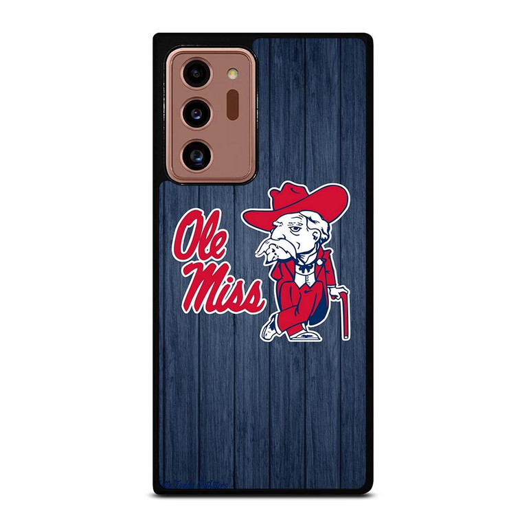 OLE MISS WOODEN LOGO Samsung Galaxy Note 20 Ultra Case Cover