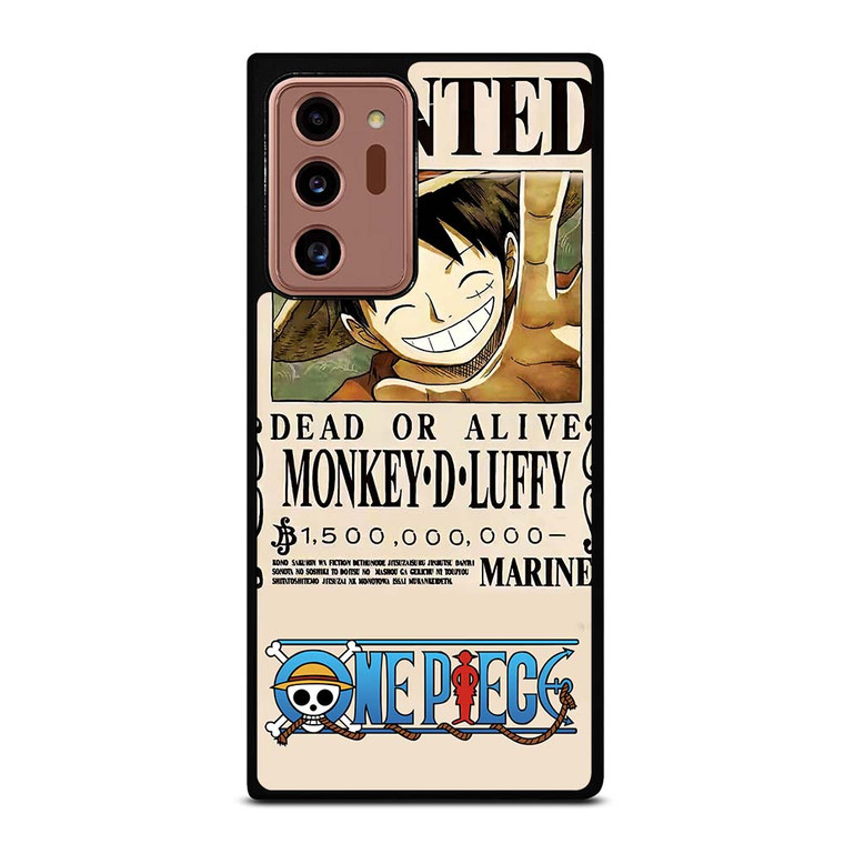 ONE PIECE LUFFY WANTED Samsung Galaxy Note 20 Ultra Case Cover