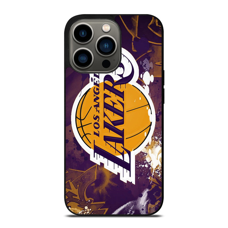 LA LAKERS ART LOGO iPhone 13 Pro Case Cover