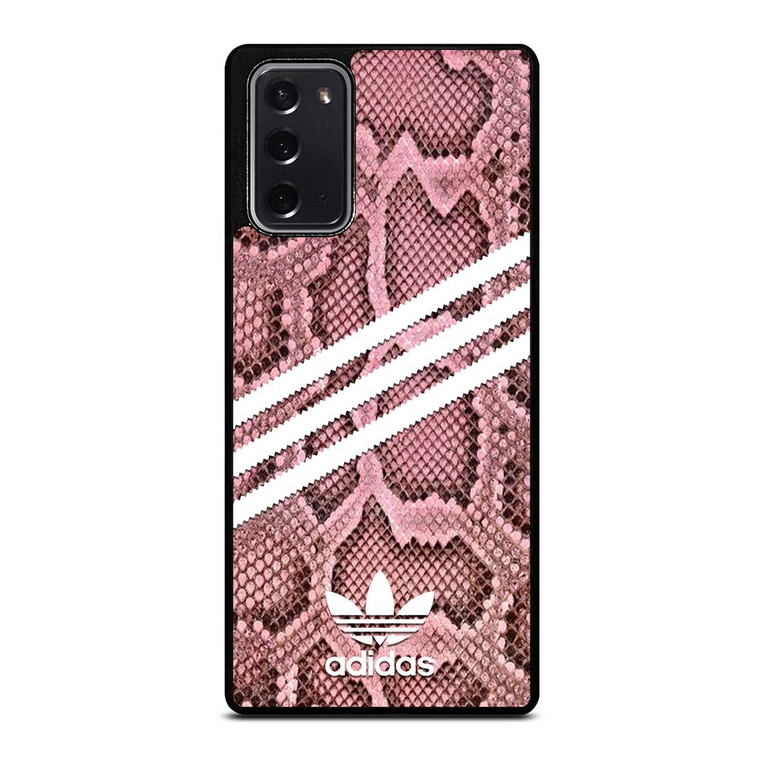 ADIDAS ORIGINALS STRIPES PINK SNAKE SKIN Samsung Galaxy Note 20 Case Cover