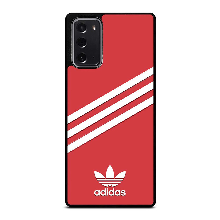 ADIDAS ORIGINALS STRIPES SCARLET RED Samsung Galaxy Note 20 Case Cover