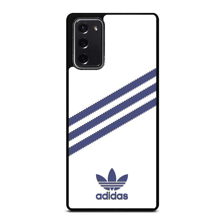 ADIDAS ORIGINALS STRIPES WHITE ROYAL BLUE Samsung Galaxy Note 20 Case Cover