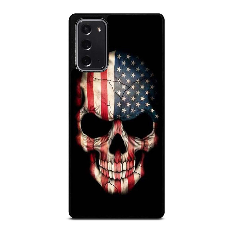 AMERICAN FLAG SKULL Samsung Galaxy Note 20 Case Cover