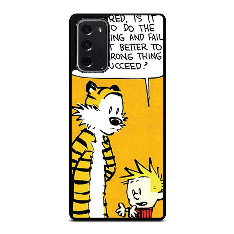 CALVIN AND HOBBES QUOTE Samsung Galaxy Note 20 Case Cover