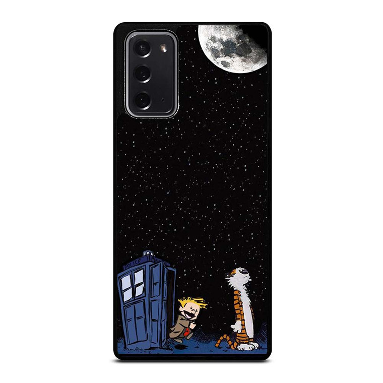 CALVIN AND HOBES TARDIS BOX Samsung Galaxy Note 20 Case Cover
