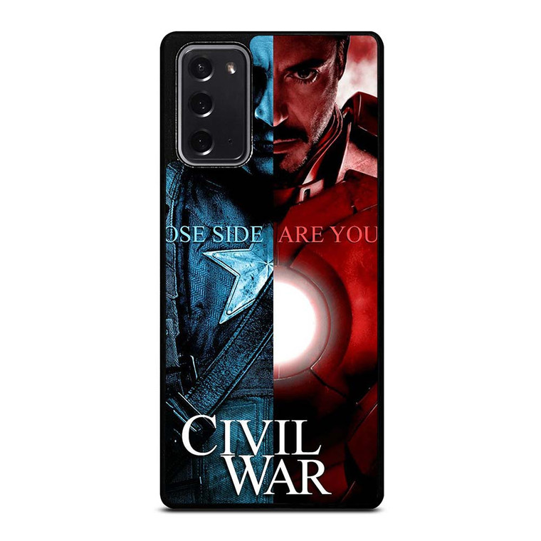 CIVIL WAR 2 Marvel Avengers Samsung Galaxy Note 20 Case Cover