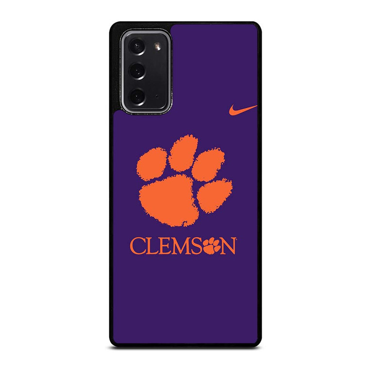 CLEMSON TIGERS LOGO UNIVERSITY FOOTBALL PAW NIKE ICON Samsung Galaxy Note 20 Case Cover