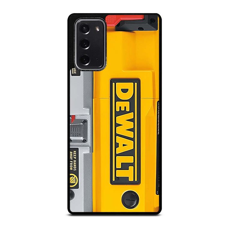DEWALT TOOL LOGO BENCHTOP PLANER Samsung Galaxy Note 20 Case Cover