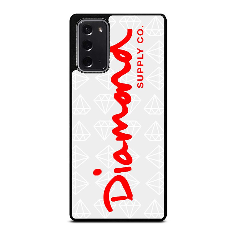 DIAMOND SUPPLY CO LOGO RED Samsung Galaxy Note 20 Case Cover