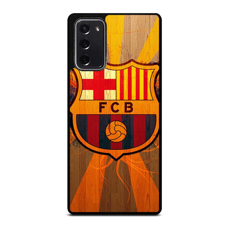 FC BARCELONA WOODEN ICON Samsung Galaxy Note 20 Case Cover
