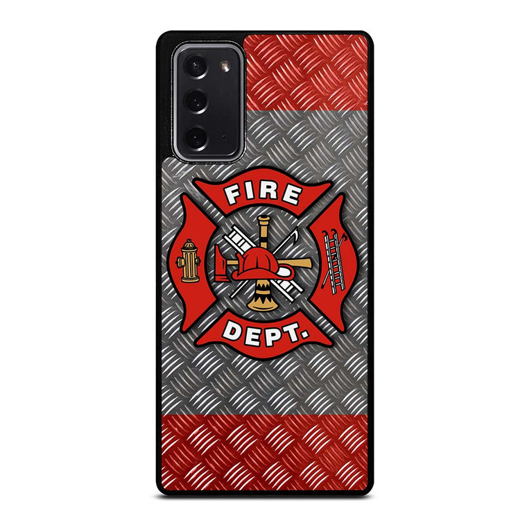 FIREFIGHTER FIREMAN PLATE Samsung Galaxy Note 20 Case Cover