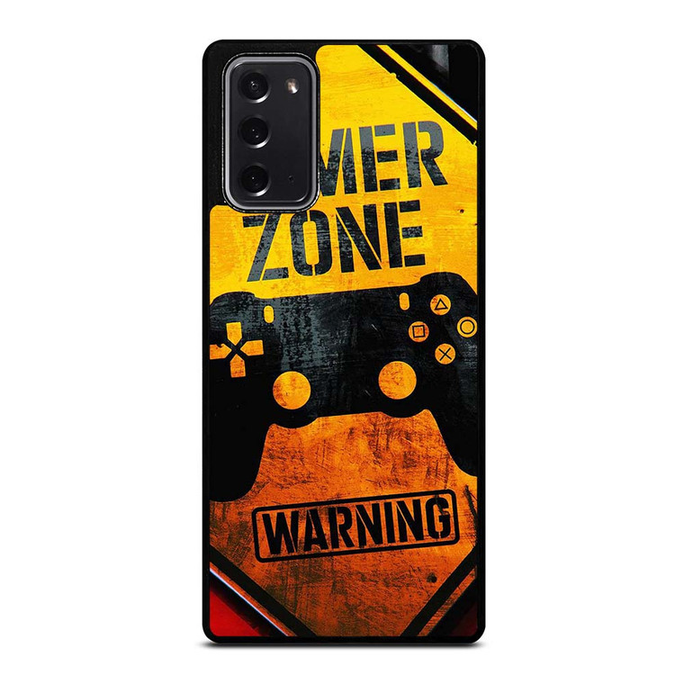 GAMER ZONE WARNING Samsung Galaxy Note 20 Case Cover