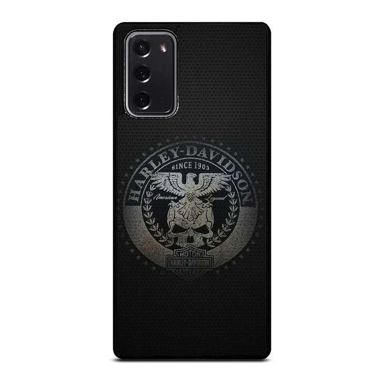 HARLEY DAVIDSON MOTORCYCLES COMPANY CARBON LOGO Samsung Galaxy Note 20 Case Cover