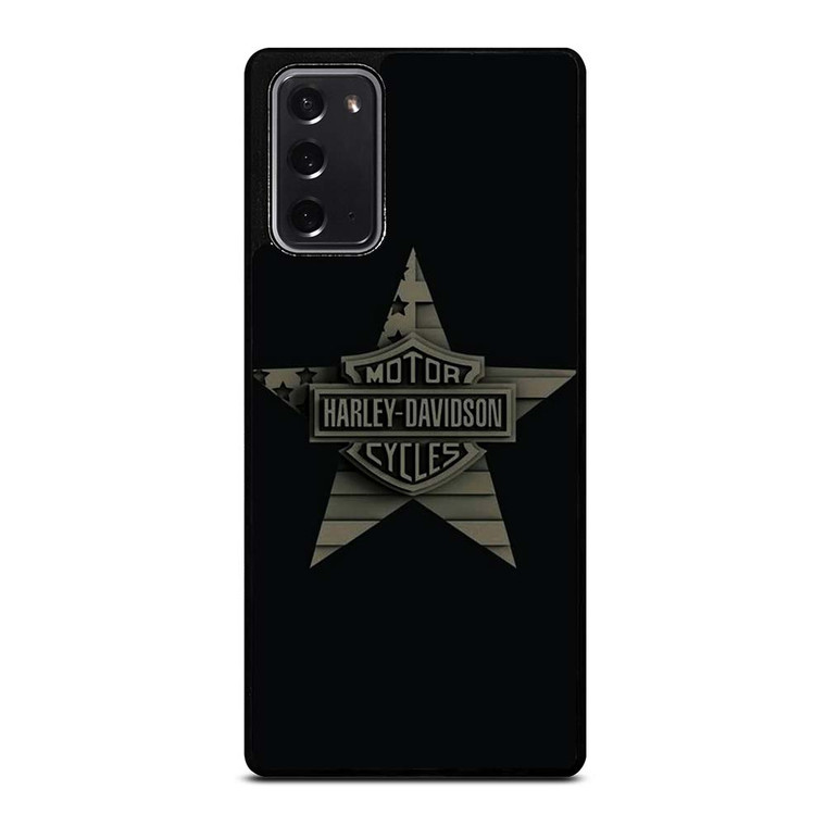 HARLEY DAVIDSON MOTORCYCLES COMPANY LOGO STAR Samsung Galaxy Note 20 Case Cover
