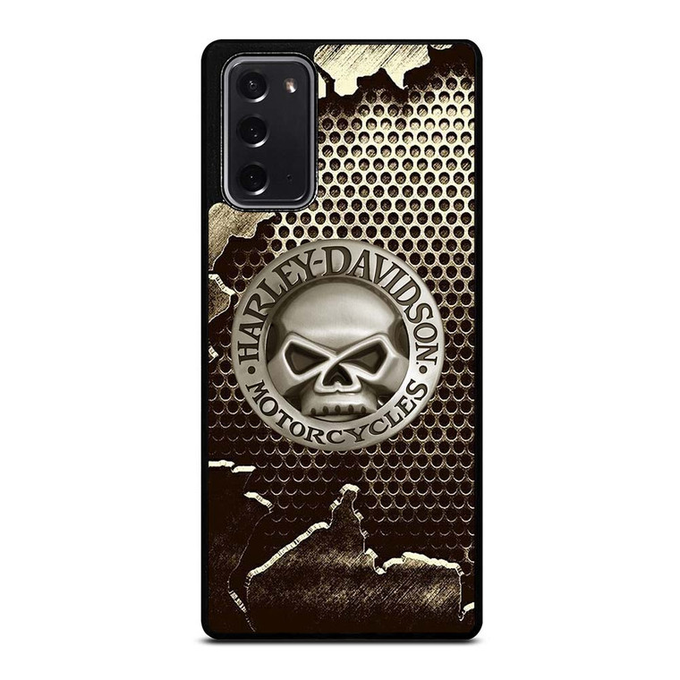 HARLEY DAVIDSON MOTORCYCLES METAL SKULL LOGO Samsung Galaxy Note 20 Case Cover