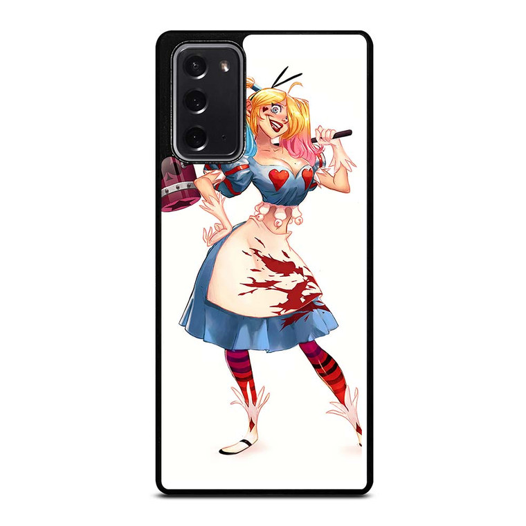 HARLEY QUINN ALICE IN WONDERLAND Samsung Galaxy Note 20 Case Cover