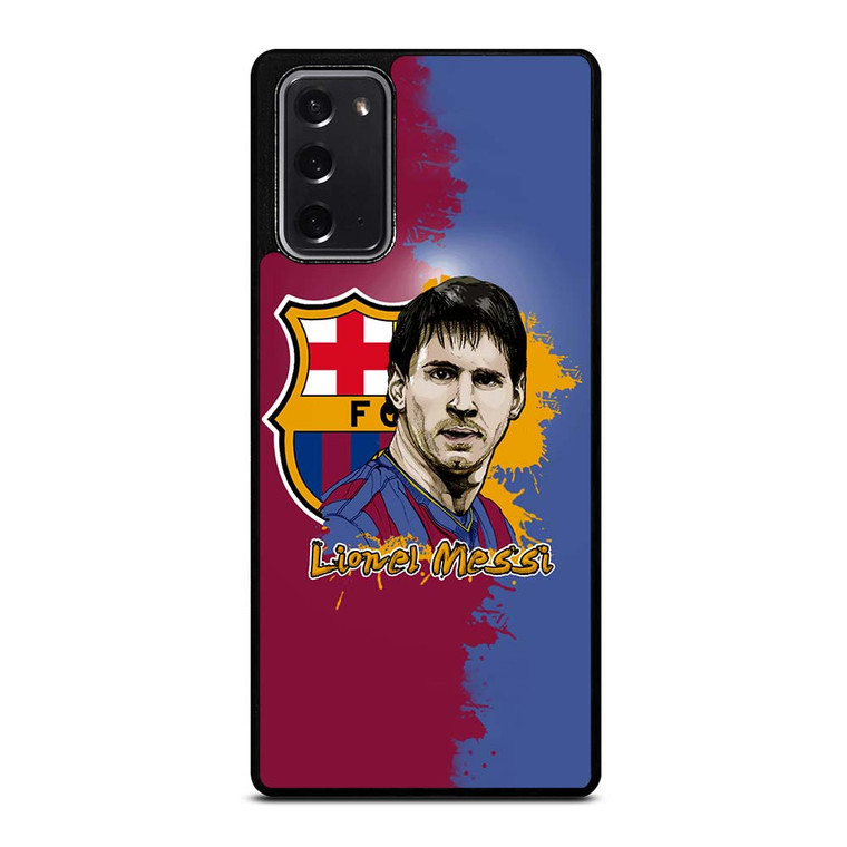 LIONEL MESSI BARCELONA ART Samsung Galaxy Note 20 Case Cover