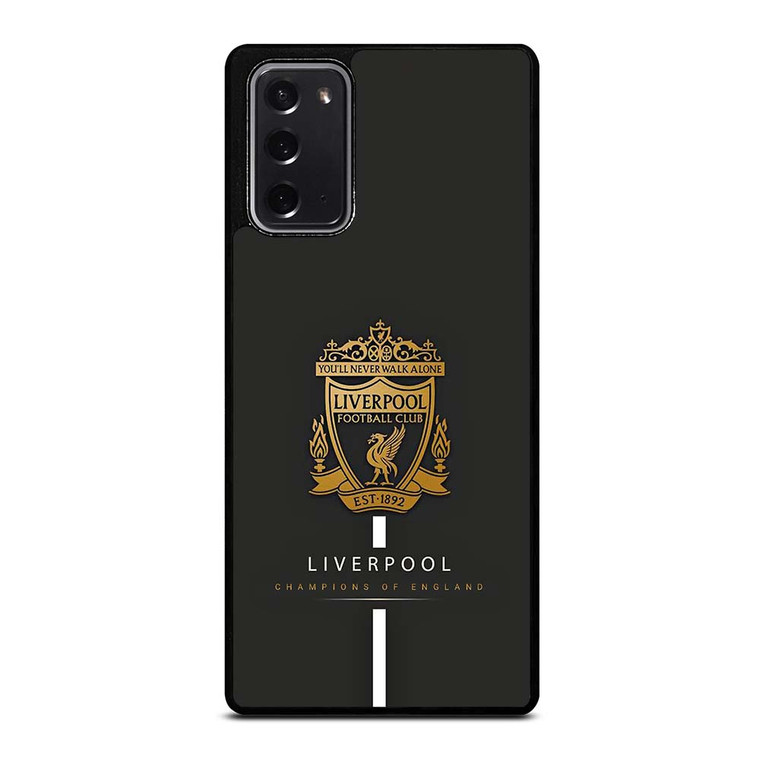 LIVERPOOL FC CHAMPIONS OF ENGLAND Samsung Galaxy Note 20 Case Cover