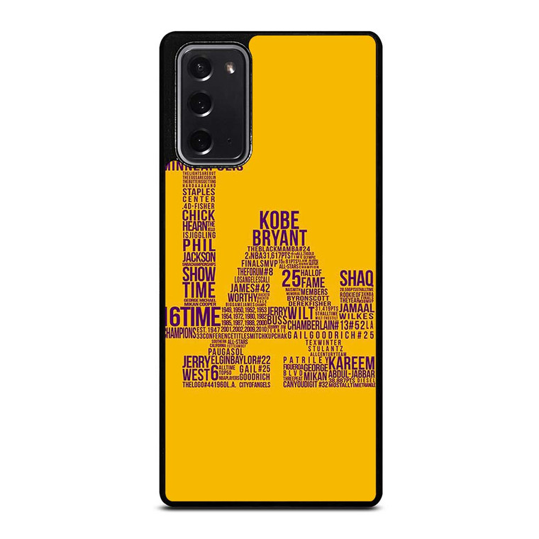 LOS ANGELES LAKERS LA Samsung Galaxy Note 20 Case Cover
