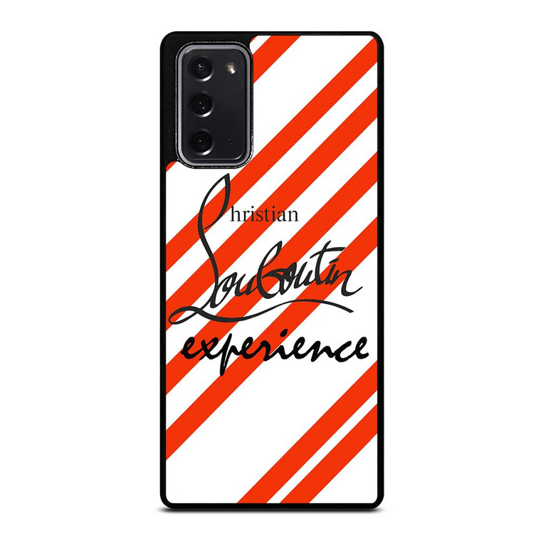 LOUBOUTIN STRIPE LOGO Samsung Galaxy Note 20 Case Cover