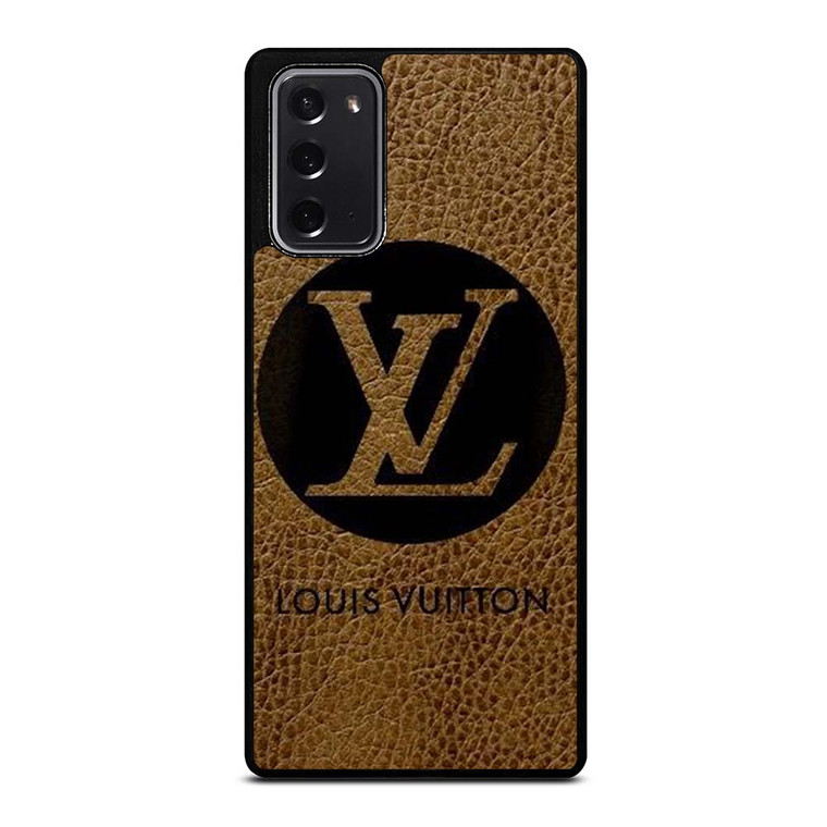 LOUIS VUITTON PARIS LV LOGO LEATHER Samsung Galaxy Note 20 Case Cover