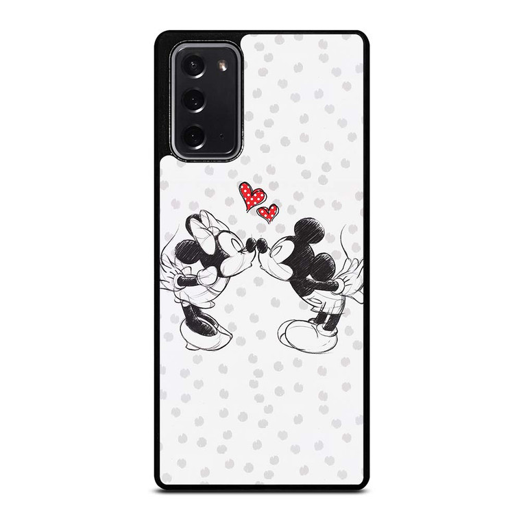 MICKEY AND MINIE MOUSE KISSING Disney Samsung Galaxy Note 20 Case Cover