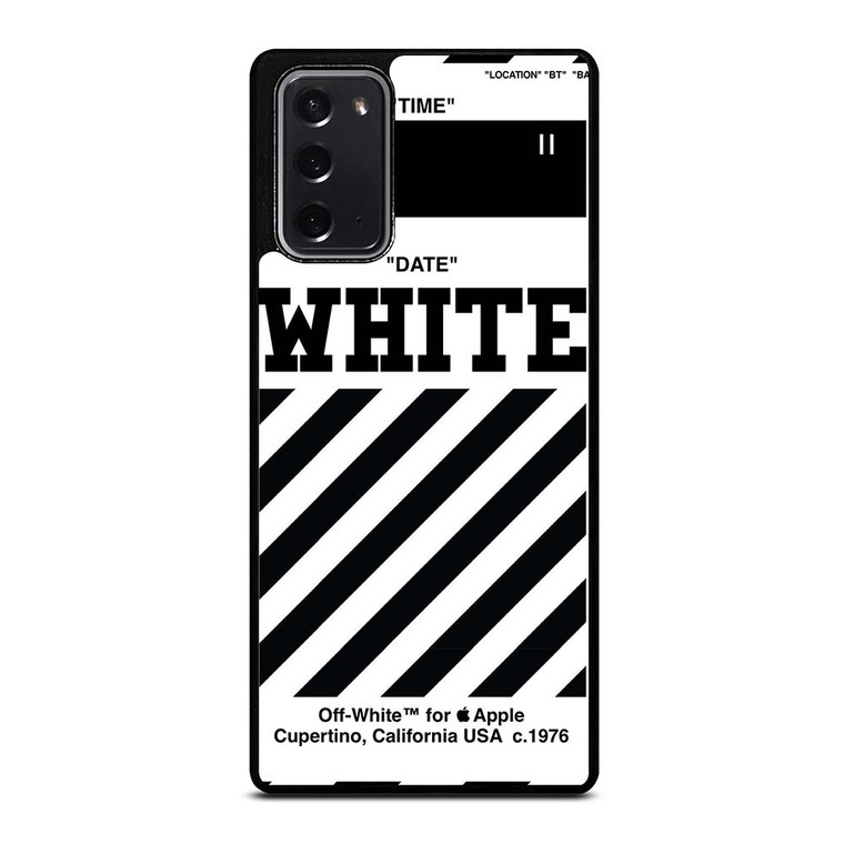 OFF WHITE 3 Samsung Galaxy Note 20 Case Cover