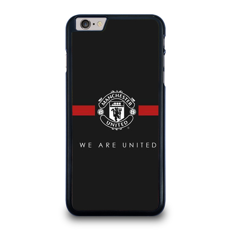 MANCHESTER UNITED BLACK iPhone 6 / 6S Plus Case Cover