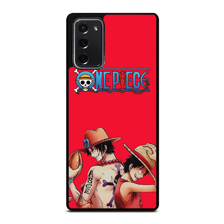 ONE PIECE LUFFY AND ACE Samsung Galaxy Note 20 Case Cover