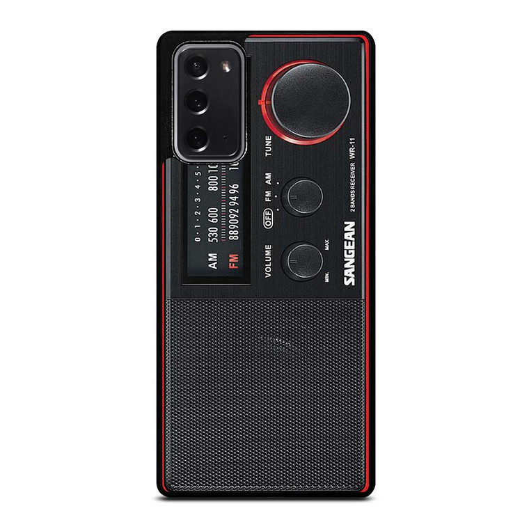 SANGEAN RED RADIO Samsung Galaxy Note 20 Case Cover
