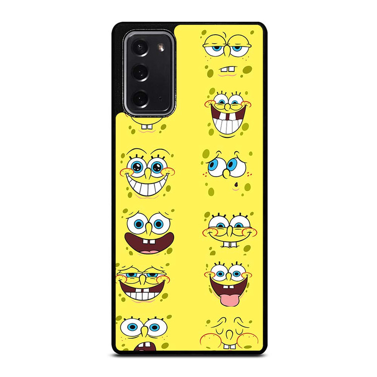 SPONGE BOB MOOD FACE Samsung Galaxy Note 20 Case Cover