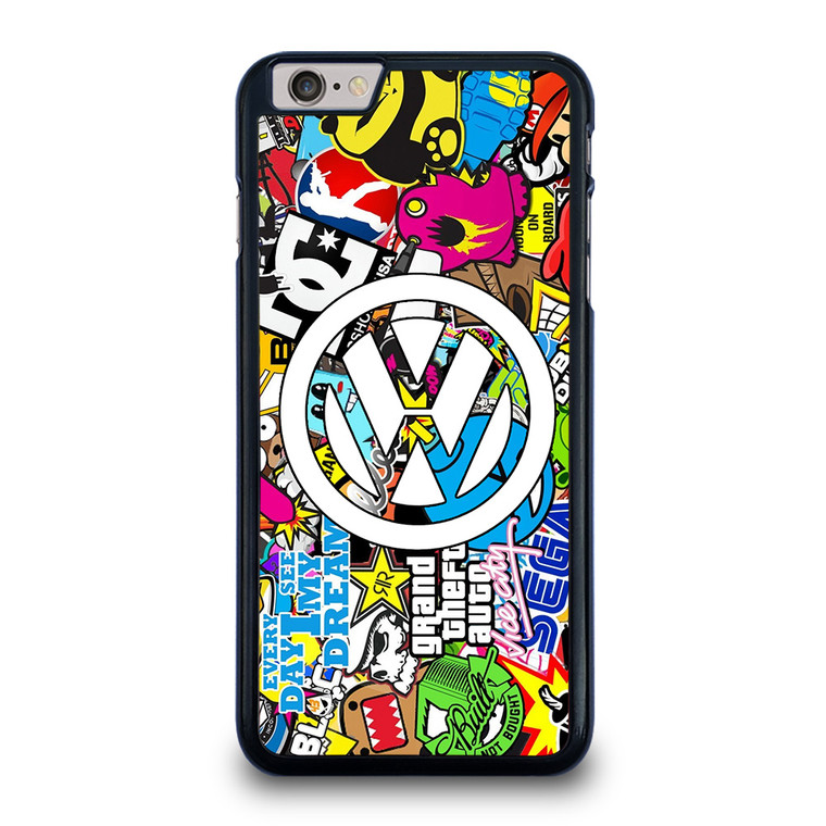 VW STICKER BOMB LOGO iPhone 6 / 6S Plus Case Cover