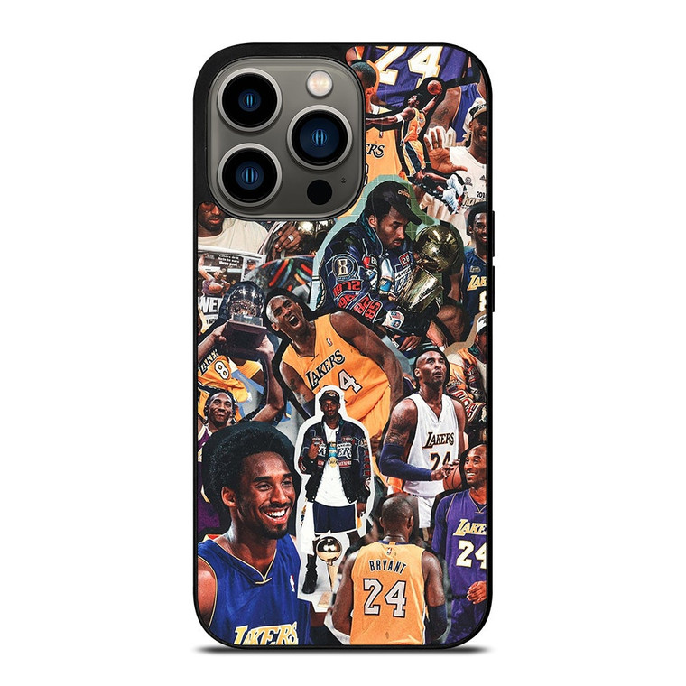 KOBE BRYANT LA LAKERS COLLAGE iPhone 13 Pro Case Cover