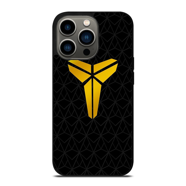 KOBE BRYANT GOLD GEOMETRIC PATTERN iPhone 13 Pro Case Cover