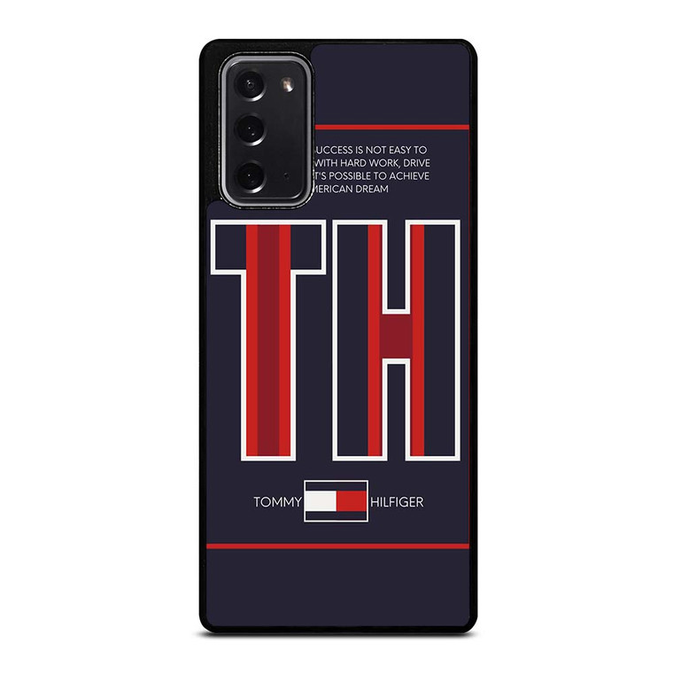 TOMMY HILFIGER TH FASHION LOGO AMERICAN DREAM Samsung Galaxy Note 20 Case Cover