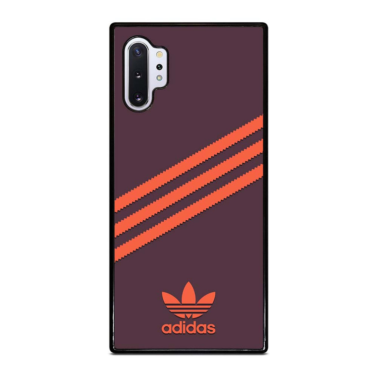 ADIDAS ORIGINALS STRIPES PURPLE ORANGE Samsung Galaxy Note 10 Plus Case Cover