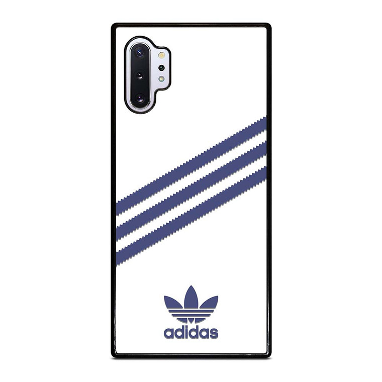 ADIDAS ORIGINALS STRIPES WHITE ROYAL BLUE Samsung Galaxy Note 10 Plus Case Cover