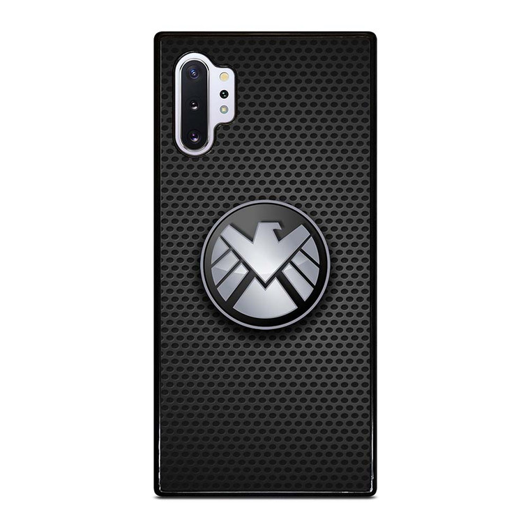 AGENTS OF SHIELD MARVEL LOGO METAL Samsung Galaxy Note 10 Plus Case Cover