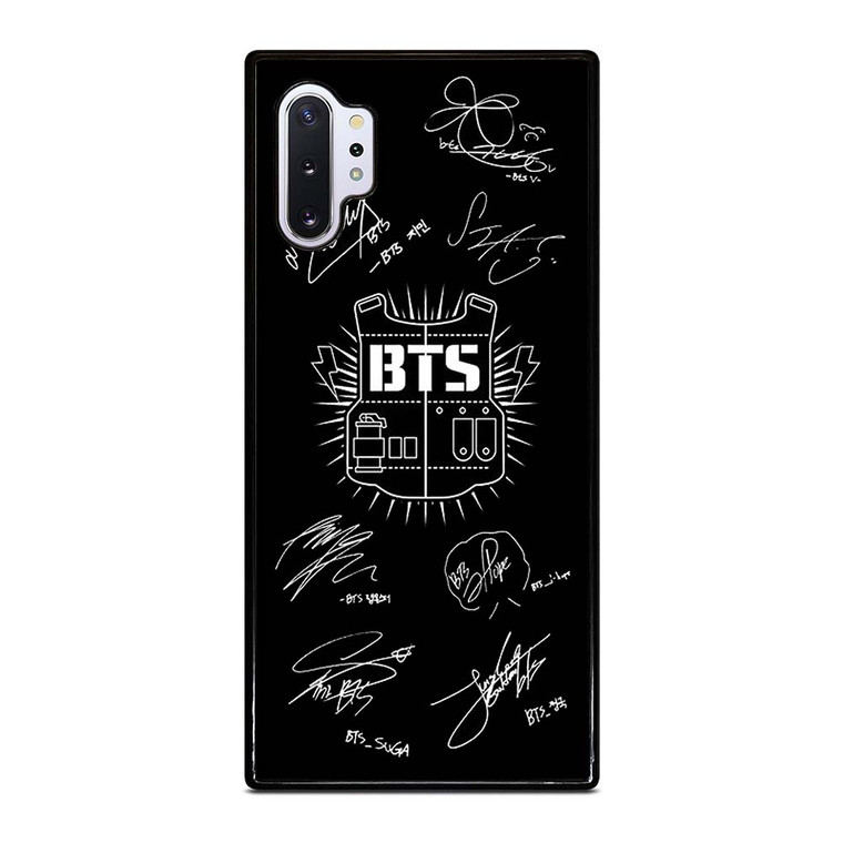 BANGTAN BOYS BTS SIGNATURE Samsung Galaxy Note 10 Plus Case Cover