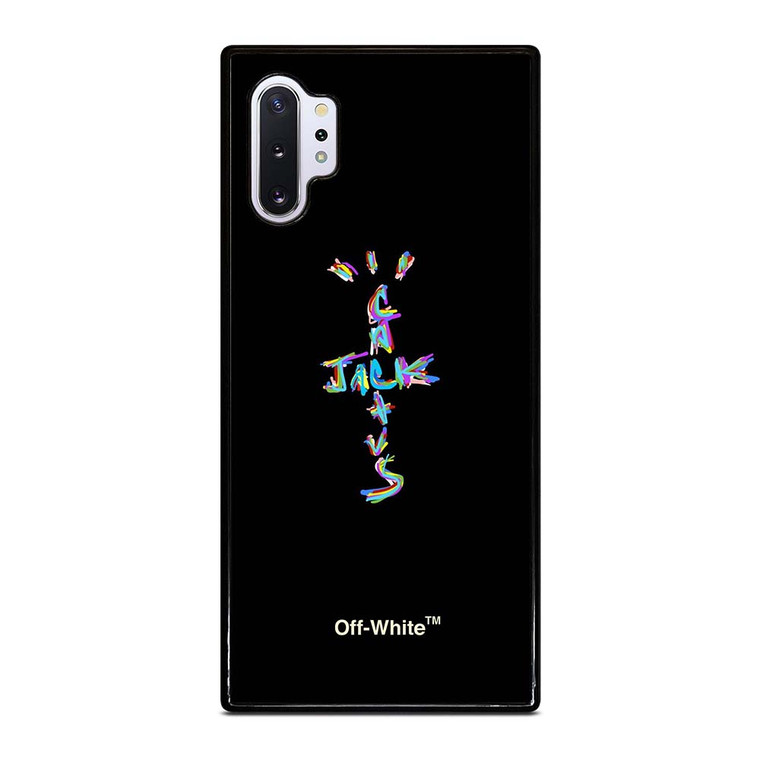 CACTUS JACK TRAVIS SCOTT X OFF WHITE 2 Samsung Galaxy Note 10 Plus Case Cover