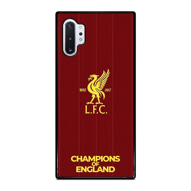 CHAMPIONS OF ENGLAND LIVERPOOL FC Samsung Galaxy Note 10 Plus Case Cover