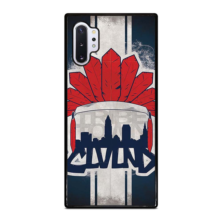CLEVELAND INDIANS LOGO BASEBALL TEAM TRIBE TOWN Samsung Galaxy Note 10 Plus Case Cover