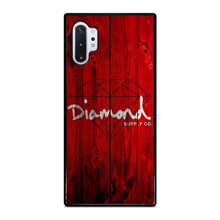 DIAMOND SUPPLY CO WOODEN RED Samsung Galaxy Note 10 Plus Case Cover